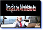 mensagem com a oração do administrador