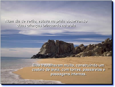 mensagens em pps power point sobre liderança, treinamento e auto-estima Mensagem Motivacional Castelo de Areia