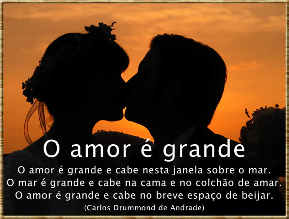 Frases de Amor de Carlos Drummond de Andrade para facebook