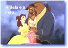 pps em mensagem de amor com o tema a bela e a fera