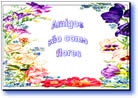 slide com mensagens de amizade
