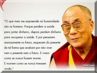 mensagens de Dalai Lama