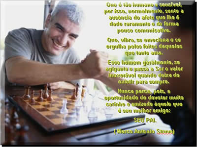 mensagem de cumprimentos para pai