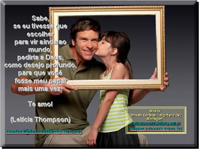 dedicatórias para o dia dos pais