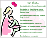 mensagem para postar no facebook sobre o que é ser mãe