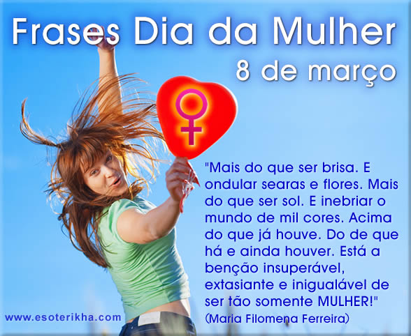 frases para o dia da mulher