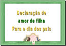 Uma filha declara seu amor no Dia dos Pais - Linda homenagem