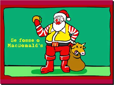 Papai Noel e o Natal da Coca-Cola - Mensagens em slides power point