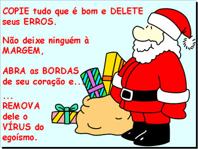 Mensagem de Natal em Powerpoint PPS, natal virtual