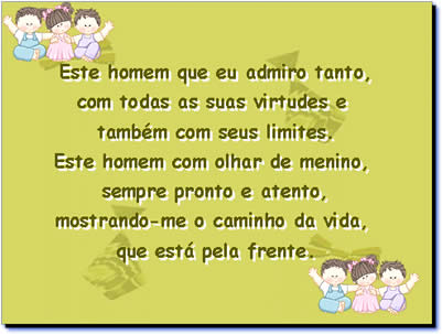 Pai, meu paizao! Ensina-me o caminho da vida - PPS