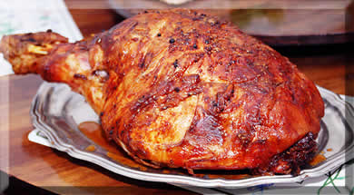 receita de pernil de porco para jantar de natal