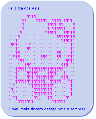 Feliz dia dos Pais! - Scrap para Orkut