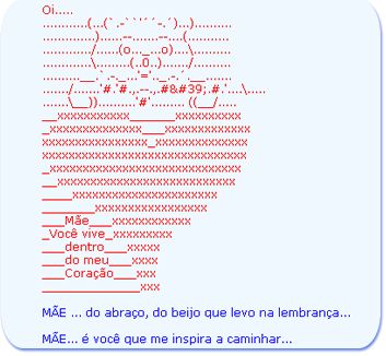 frases para o dia das mães, pensamentos para enviar no orkut