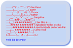 Ser pai é.... - Scrap para Orkut
