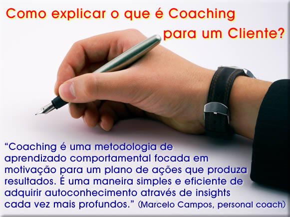 Como explicar o que é coaching para um cliente?