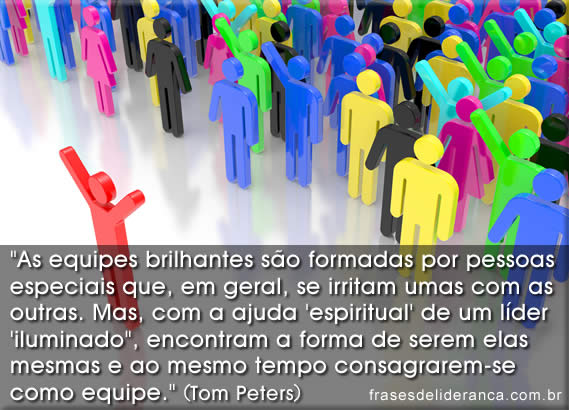 frases sobre trabalho em equipe e liderança