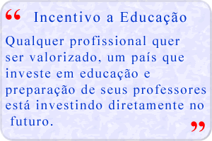 mensagem de incentivo para educadores