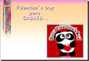 Mensagem em PPS de Valentine's day para Casais
