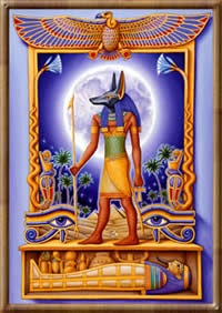 Anubis, supremo hierarca da lei, juíz do karma