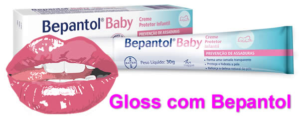 como fazer gloss com bepantol receita e dicas