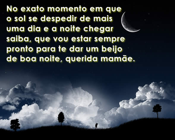 mensagem de boa noite para mãe