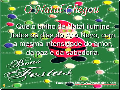 cartão virtual de natal com mensagem animada