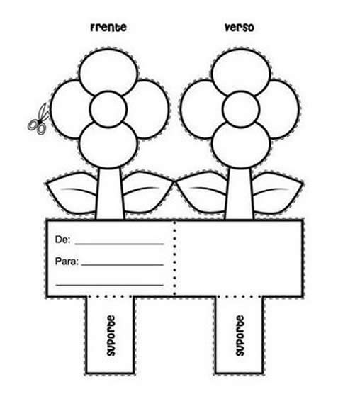 moldes com flores