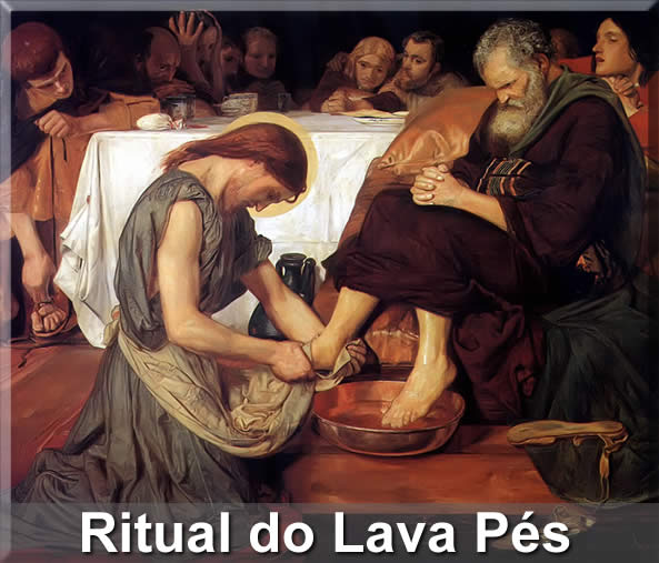o que é o ritual do lava pés semana santa e pascoa